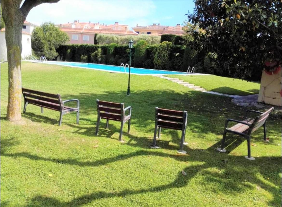 Apartamento En Platja Sant Pol S'Agaro Con Pisicina Y Jardin Sant Feliu de Guixols Bagian luar foto